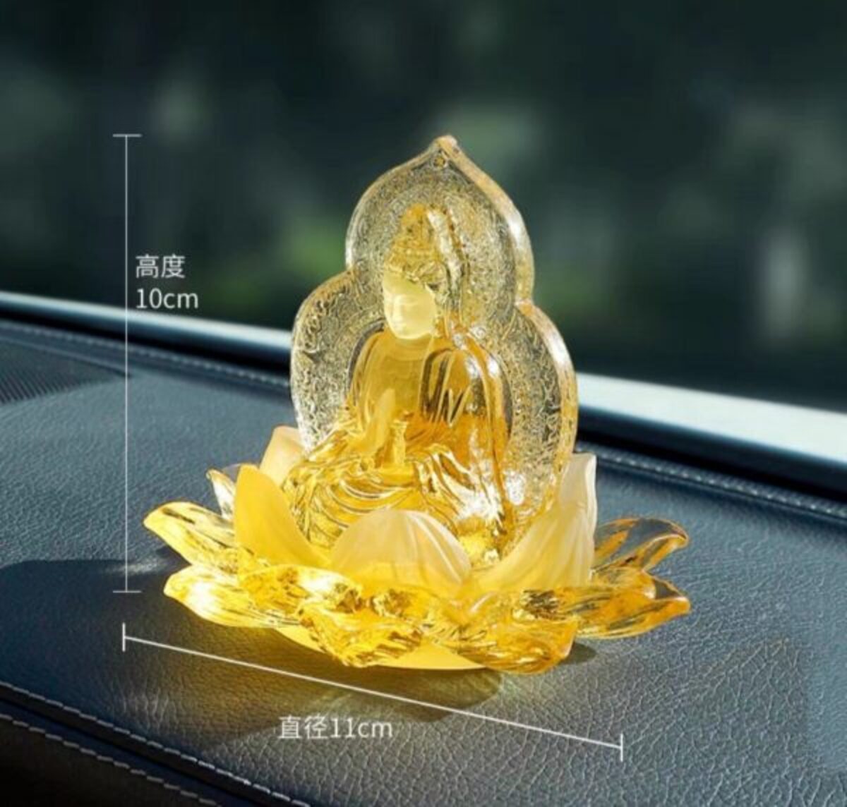 Kích thước tượng Phật Bà Quan Âm để trên xe ô tô