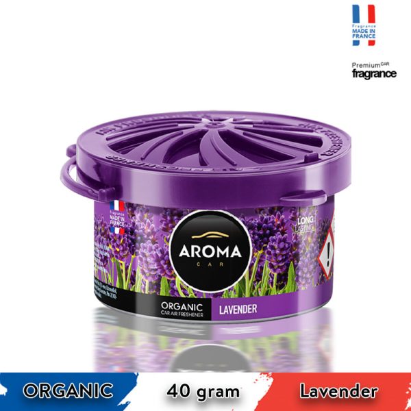 Sáp thơm ô tô Aroma Organic Lavender - Pháp