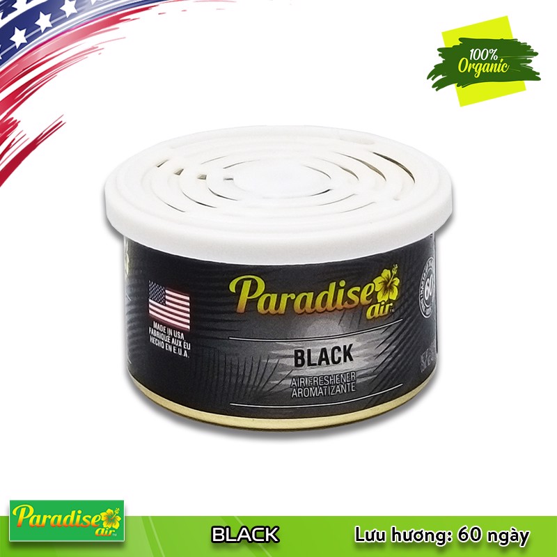 Sáp thơm ô tô Paradise Black - USA