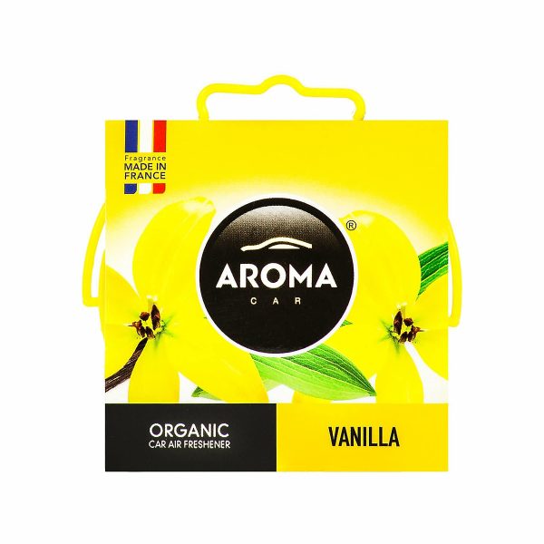 Sáp thơm ô tô Aroma Organic Vanilla mùi Vani Pháp