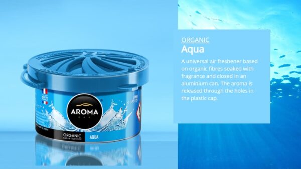 Sáp thơm ô tô Aroma Organic Aqua mùi đại dương Pháp
