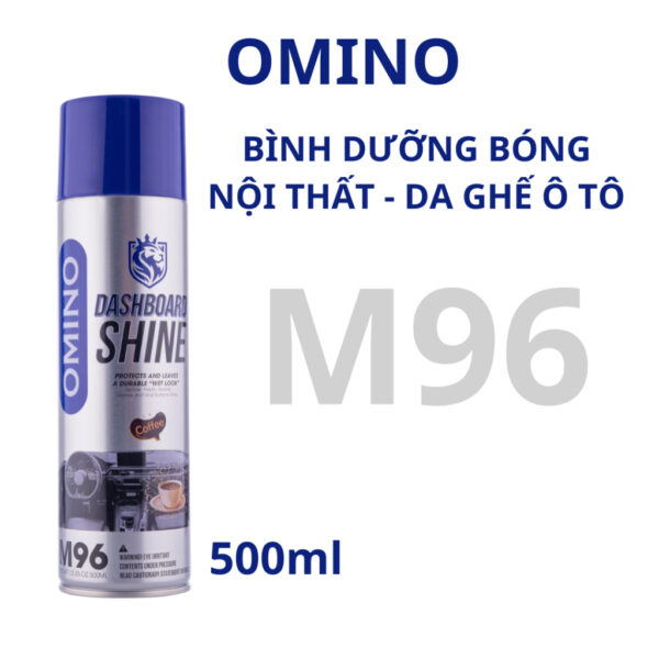 Xịt Dưỡng Bóng Nội Thất, Ghế Da Ô Tô Hương Cafe OMINO