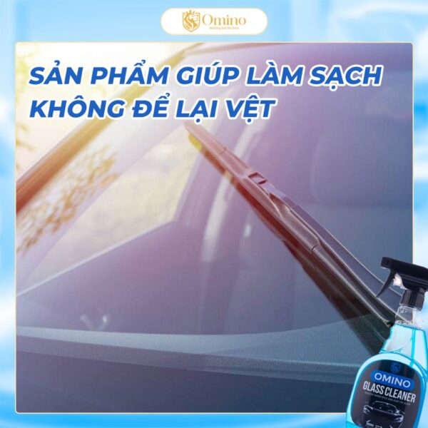 Bình Xịt Rửa Kính Xe Ô Tô OMINO M86 500ml, Làm Sạch Vết Bẩn, Tăng Độ Sáng Bóng Cho Kính Xe, Gương xe Dễ Dàng