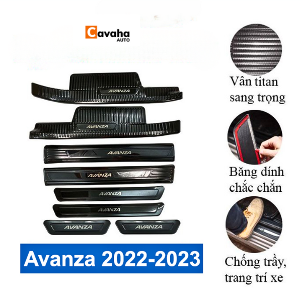 Ốp Bậc Cửa Toyota Avanza 2022-2023 Titan