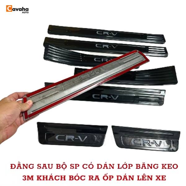 Ốp Bậc Cửa Xe Honda CRV 2017-2024 Titan