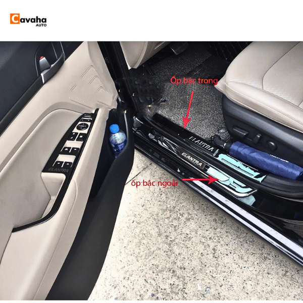 Ốp Bậc Cửa Xe Hyundai Elantra 2016-2022 Titan