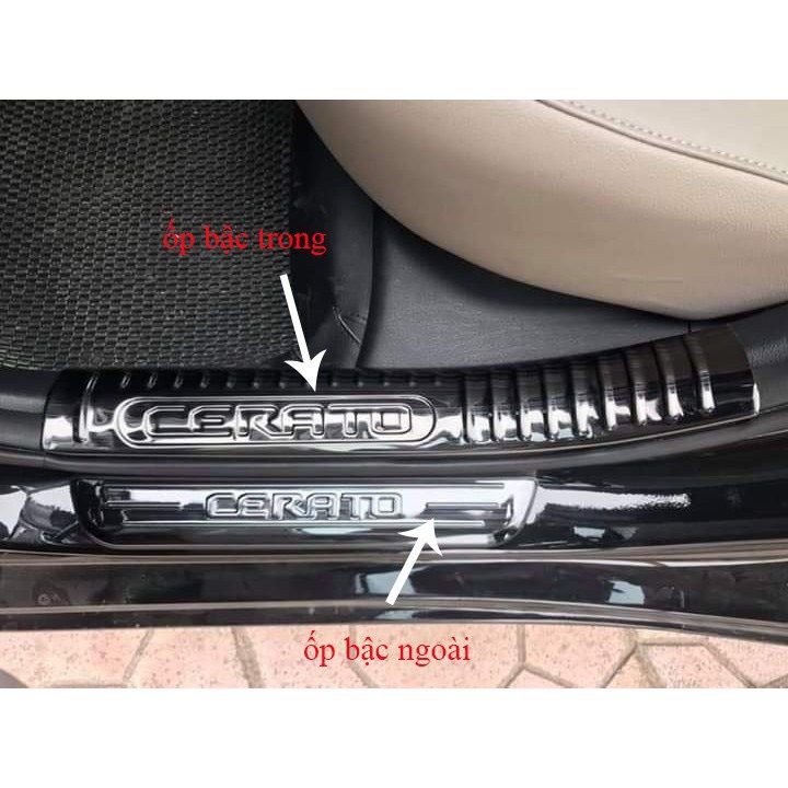 Ốp Bậc Cửa Xe Kia Cerato 2019-2021 Titan
