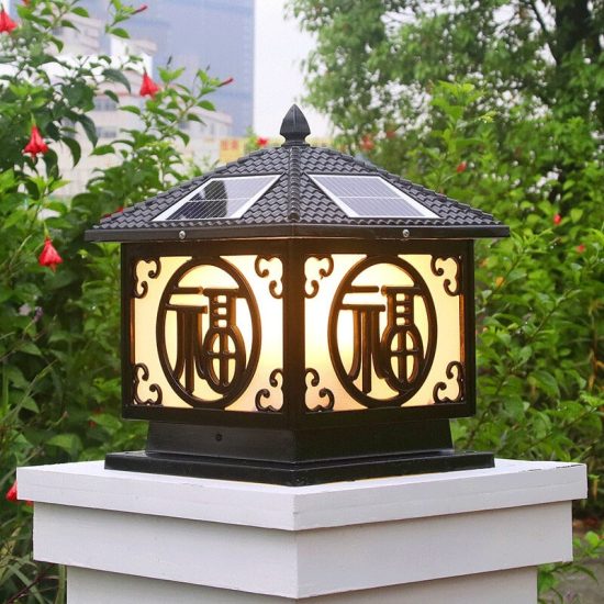 Đèn trụ cổng năng lượng trời