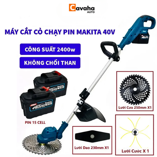 Máy Cắt Cỏ Chạy Pin MAKITA 40V KHÔNG CHỔI THAN